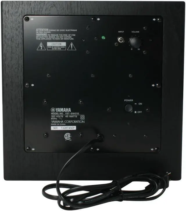 Alt view image 5 of 11 - YAMAHA YHT-391BL 5.1-Channel Home Theater System