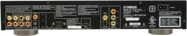 Alt view image 5 of 7 - Yamaha DVD Player DVD-S1700