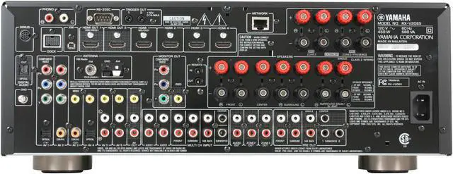 Alt view image 4 of 5 - YAMAHA RX-V2065BL 7.2-Channel AV Receiver