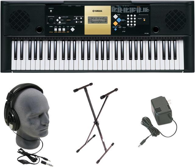 YAMAHA YPT220 PAK 61 Key Keyboard w/AC Adapter, Keyboard