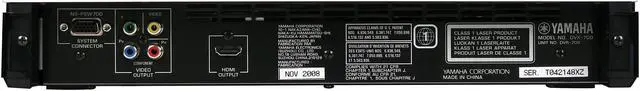 Alt view image 6 of 14 - YAMAHA DVX-700 Premium 2.1 DVD Home Theater System