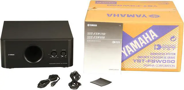 Alt view image 5 of 5 - YAMAHA YST-FSW050BL2 Advanced YST II & Down-Firing Active Design Subwoofer Single