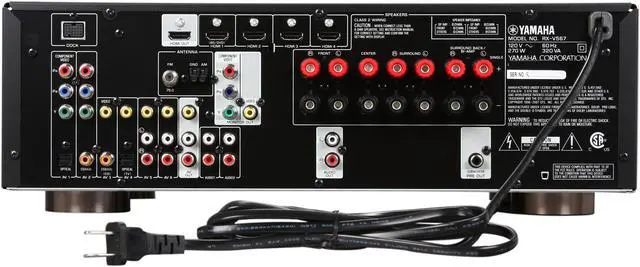 Alt view image 4 of 6 - YAMAHA 7.1-Channel Digital Home Theater Receiver RX-V567
