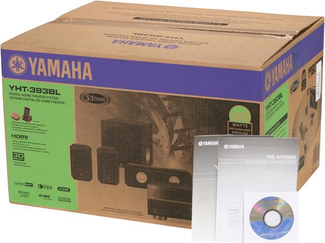 Alt view image 19 of 19 - YAMAHA YHT-393BL 5.1 Channel Home Theater in a Box System