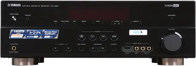 Alt view image 2 of 6 - YAMAHA RX-V667BL 7.2-Channel Receiver