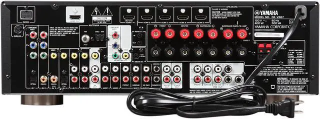 Alt view image 4 of 6 - YAMAHA RX-V667BL 7.2-Channel Receiver