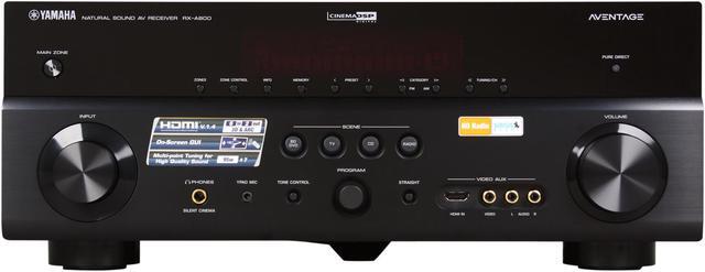 Alt view image 2 of 6 - YAMAHA RX-A800 7.2-Channel AVENTAGE Series A/V Receiver