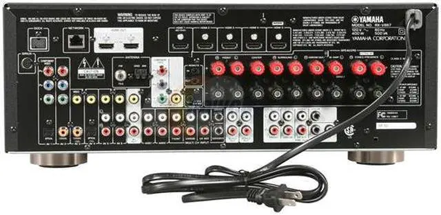Alt view image 4 of 6 - YAMAHA RX-V867 7.2-Channel Digital Network Home Theater Receiver