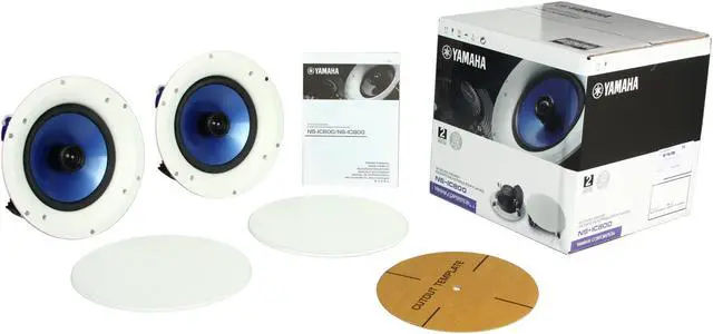 Alt view image 5 of 5 - Yamaha NS-IC800WH 140-Watts 2-Way Speaker (White / Pair)