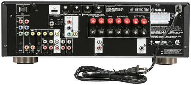Alt view image 4 of 6 - YAMAHA RX-V567BL 7.1-Channel Digital Home Theater Receiver