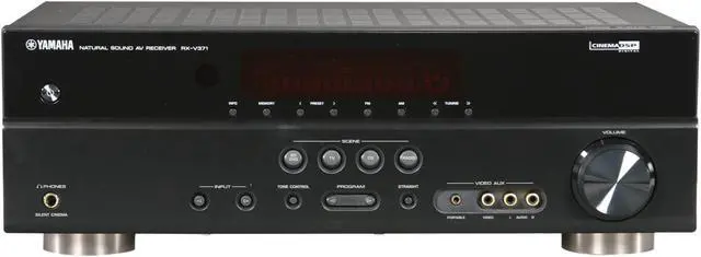 Alt view image 2 of 6 - YAMAHA RX-V371 5.1-Channel AV Receiver