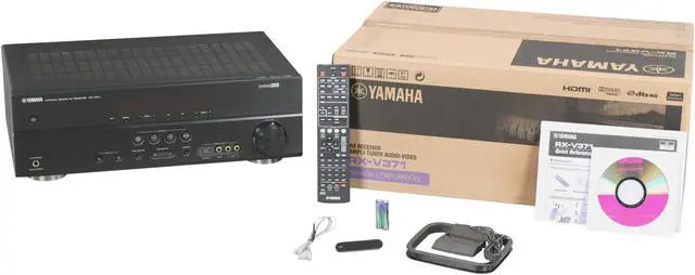 Alt view image 6 of 6 - YAMAHA RX-V371 5.1-Channel AV Receiver