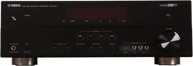 Alt view image 2 of 6 - YAMAHA RX-V471 5.1-Channel AV Receiver