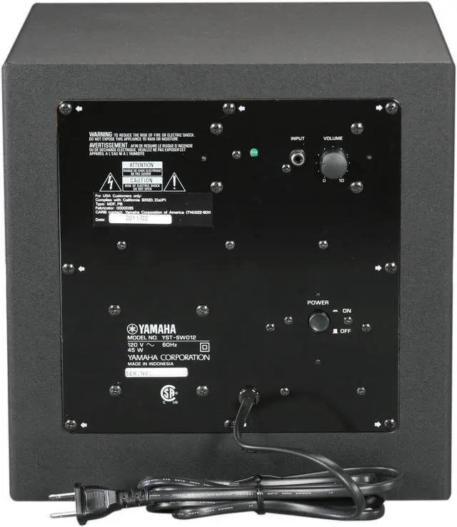 Alt view image 17 of 19 - YAMAHA YHT-395BL 5.1 Channel Home Theater in a Box Systerm