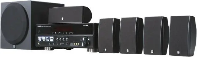 Main image of YAMAHA YHT-495BL 5.1 Channel Home Theater in Box System