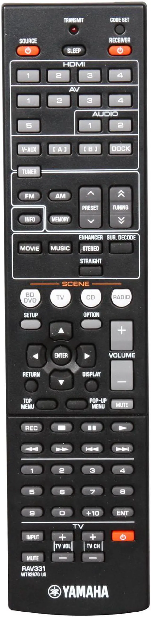 Alt view image 5 of 6 - YAMAHA RX-V667 7.2-Channel Digital Home Theater Receiver