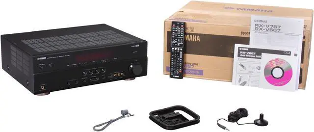 Alt view image 6 of 6 - YAMAHA RX-V667 7.2-Channel Digital Home Theater Receiver