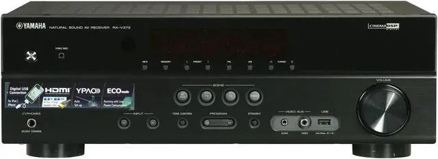 Alt view image 2 of 6 - YAMAHA RX-V373BL 5.1-Channel AV Receiver