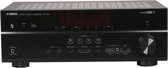 Alt view image 2 of 6 - YAMAHA RX-V573BL 7.1-Channel Network AV Receiver