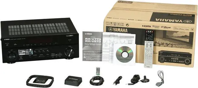 Alt view image 6 of 6 - YAMAHA RX-V773WABL 7-Channel AV Receiver with WiFi Adapter
