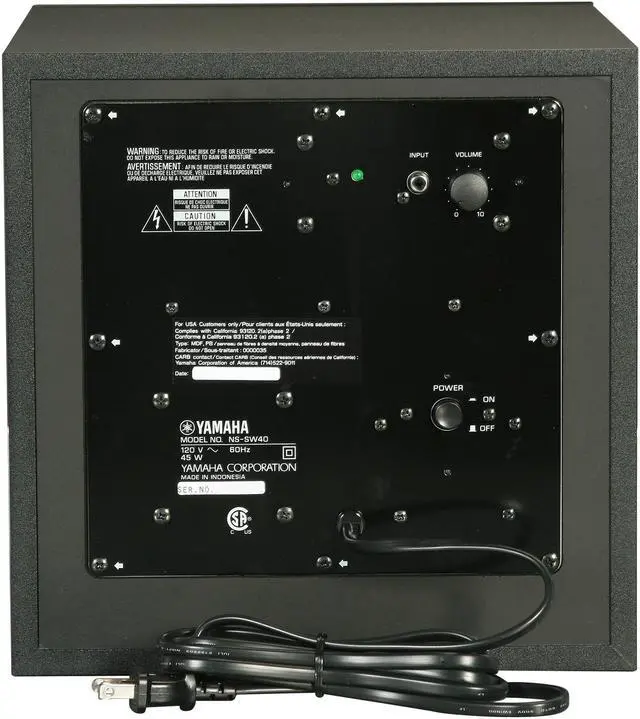 Alt view image 17 of 19 - YAMAHA YHT-497BL 5.1-Channel Home Theater System