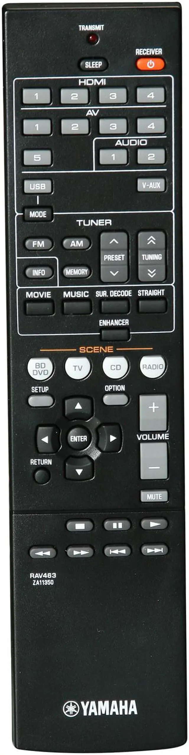 Alt view image 18 of 19 - YAMAHA YHT-497BL 5.1-Channel Home Theater System