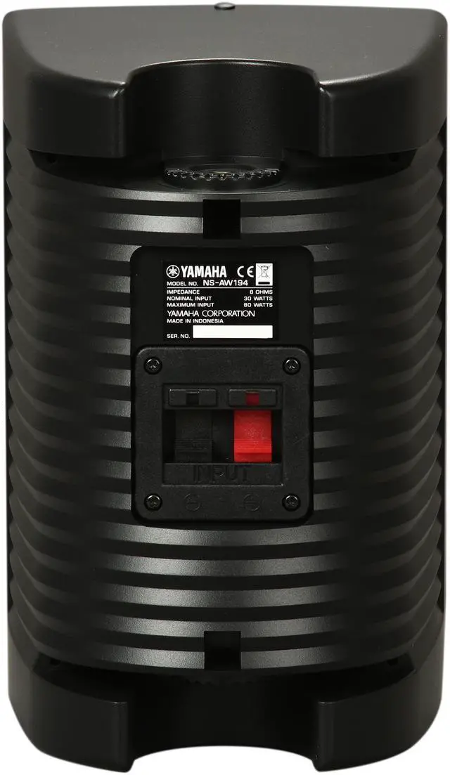 Alt view image 6 of 8 - Yamaha NS-AW194 - 2-Way High-Performance Wall-Mount Outdoor Speakers - Black