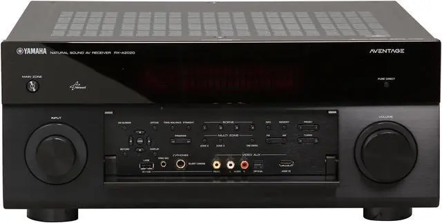 Alt view image 2 of 6 - YAMAHA RX-A2020 9.2-Channel Network AV Receiver