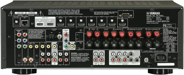 Alt view image 4 of 6 - YAMAHA AVENTAGE RX-A820 7.2-Channel Receiver
