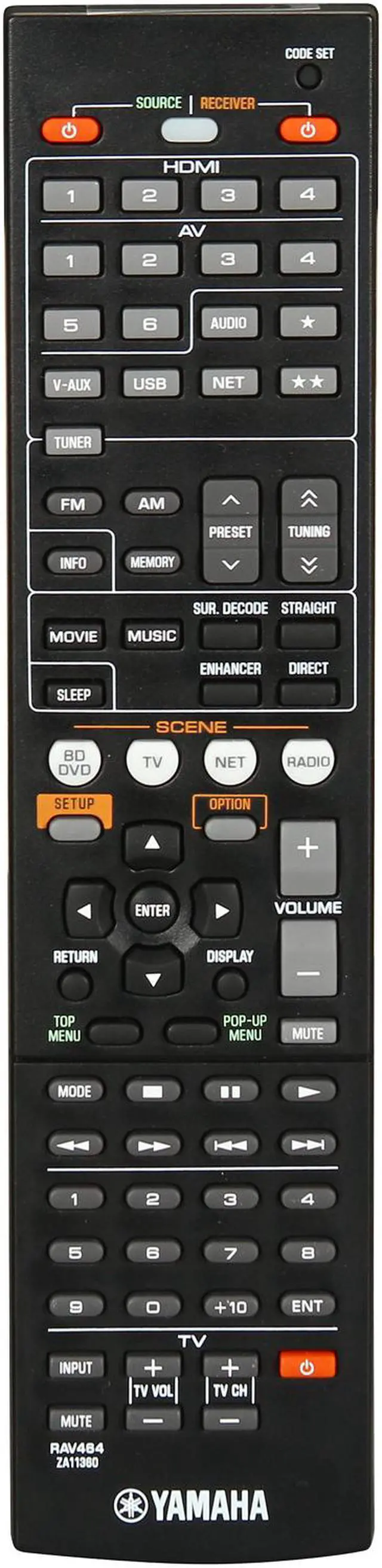 Alt view image 5 of 6 - YAMAHA 5.1 Home Theater Receiver, HTR-4065