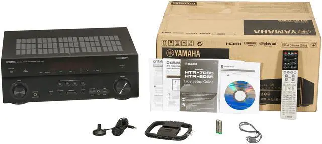 Alt view image 6 of 6 - Yamaha 7.2-Channel Dual Zone Receiver, HTR-7065