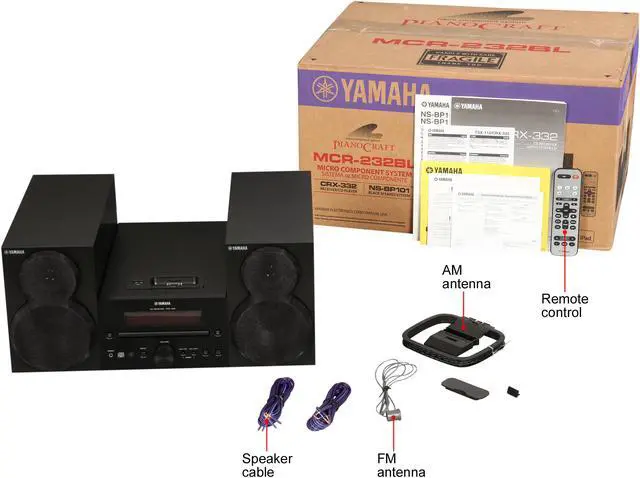 Alt view image 13 of 13 - Yamaha MCR-232 Micro Component System