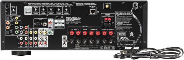 Alt view image 4 of 6 - Yamaha RX-V677 7.2 Channel Wi-Fi Network AV Receiver