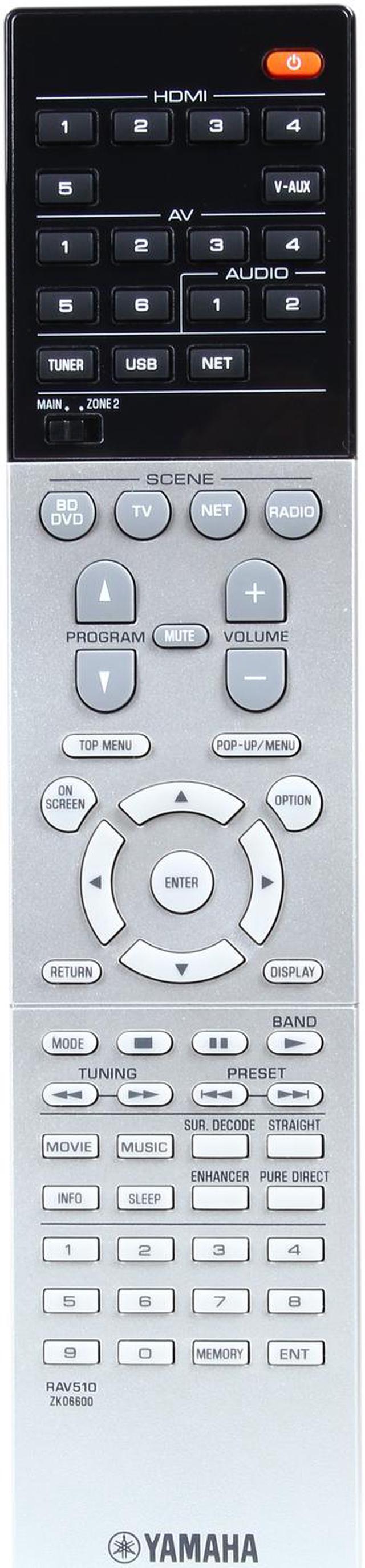 Alt view image 5 of 6 - Yamaha RX-V677 7.2 Channel Wi-Fi Network AV Receiver