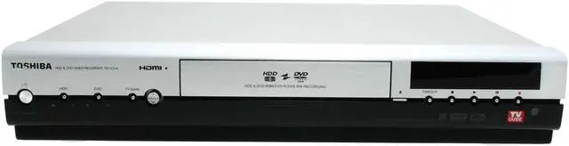 Alt view image 3 of 8 - TOSHIBA DVD Recorder & HDD Combo RD-XS54