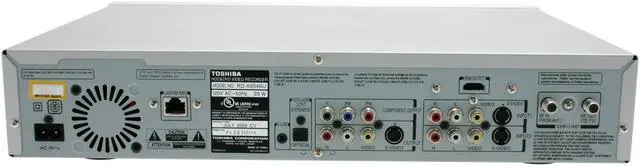 Alt view image 4 of 8 - TOSHIBA DVD Recorder & HDD Combo RD-XS54