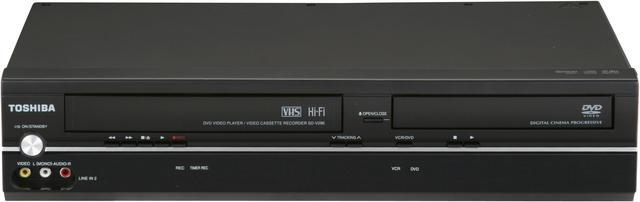 Toshiba SD-V296 reproductor de DVD VCR sin sintonizador