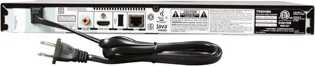 Alt view image 4 of 6 - TOSHIBA WiFi Built-in Blu-ray Disc Player BDX2250