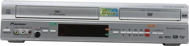Alt view image 3 of 9 - Pioneer DVD Recorder & VCR Combo DVR-RT300-S