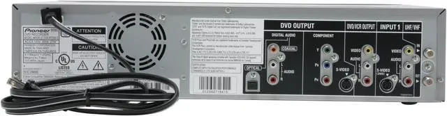 Alt view image 4 of 9 - Pioneer DVD Recorder & VCR Combo DVR-RT300-S