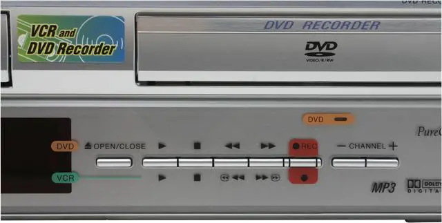 Alt view image 7 of 9 - Pioneer DVD Recorder & VCR Combo DVR-RT300-S