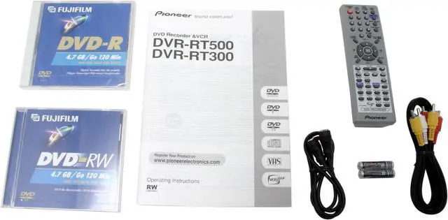 Alt view image 5 of 6 - Pioneer DVD Recorder & VCR Combo DVR-RT500