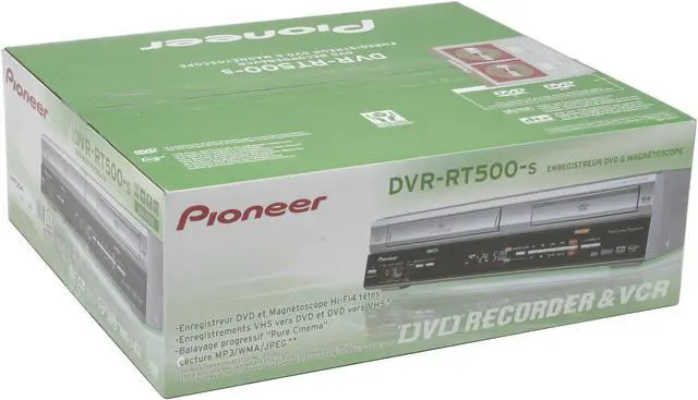 Alt view image 6 of 6 - Pioneer DVD Recorder & VCR Combo DVR-RT500