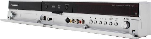 Alt view image 4 of 10 - Pioneer DVD Recorder & HDD Combo DVR-640H-S