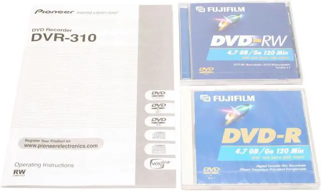 Alt view image 7 of 10 - Pioneer DVD Recorder DVR310