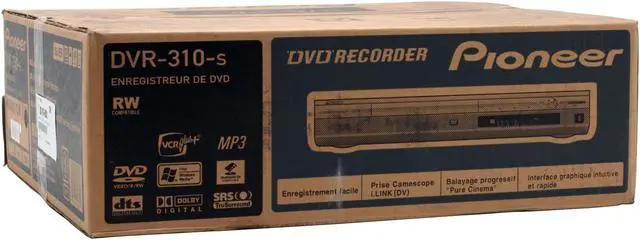 Alt view image 10 of 10 - Pioneer DVD Recorder DVR310