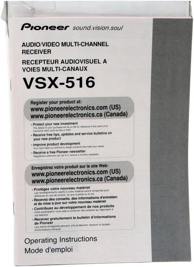 Alt view image 8 of 9 - Pioneer VSX-516-K 7.1-Channel A/V Receiver