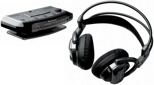 ヘッドホン Pioneer SE-DIR800C 2 BLACK Pioneer SE-DIR800C Wireless Headphones with Dolby Headphone