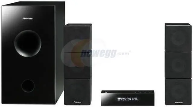 Main image of Pioneer HTS-570 5.1-Channel Home Theater System with Dual Center Speakers