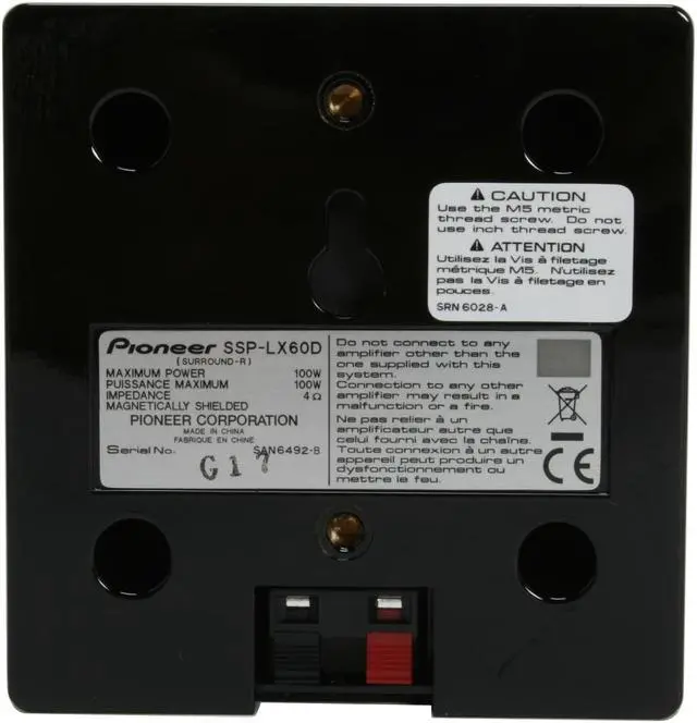 Alt view image 7 of 15 - Pioneer HTS-570 5.1-Channel Home Theater System with Dual Center Speakers